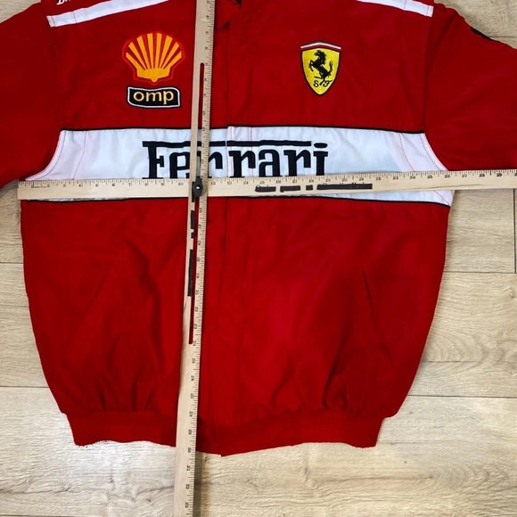 Ferrari Schumacher F1 Racing Jacket Full Zip 1996 Official Licence Red Size 2XL - Picture 15 of 15